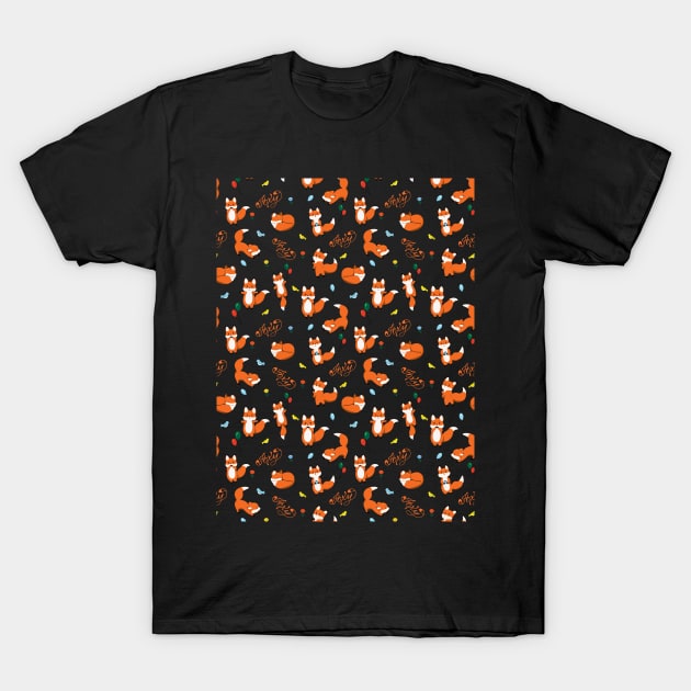 foxes T-Shirt by sofyvesna